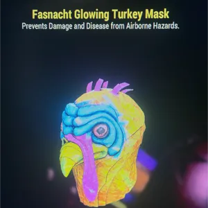 glowing turkey mask