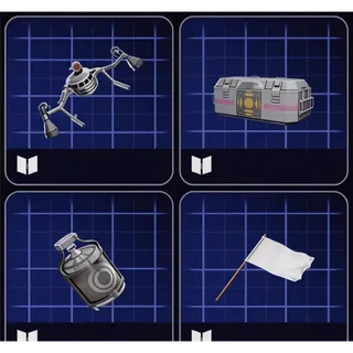 New blueprint*4 TACTICAL MK.3(SMOKE) BLUEPRINT-Crash Mat Blueprint-Powered Descender Blueprint-White Flag Blueprint ARC Raiders