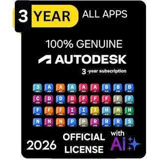 AUTODESK ALL APPS COLLECTION 2026 (PC/MAC, 3 YEARS) TO YOUR OWN EMAIL