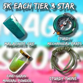 Bundle 5k Each Tier 3 star