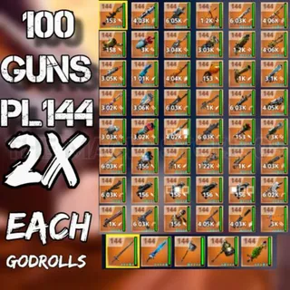 Supercharged PL144 Guns 100x