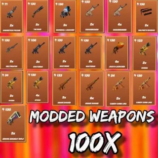 100x Modded Weapons