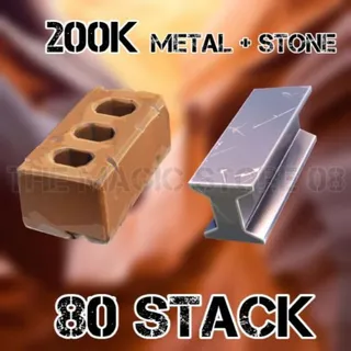 Stone + Metal 200k Each