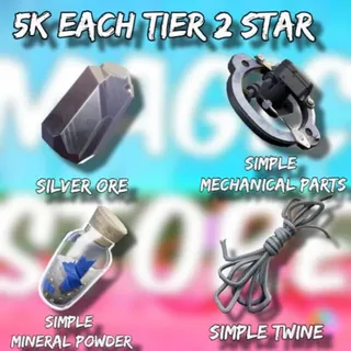 Bundle 5k Each Tier 2 star