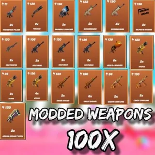 100x Modded Weapons