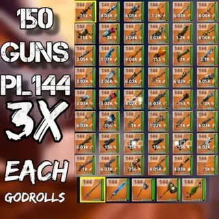 Supercharged PL144 Guns 150x