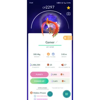 💫SUPAR RARE💫 APEX HO-OH ( VIA TRADE AVAILABLE) ✨✨
