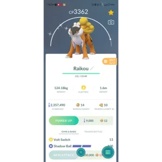 ✨SHINY RAIKOU ✨ (2019 GRUNTEED LUCKY VIA TRADE AVAILABLE ) 💫💫💯