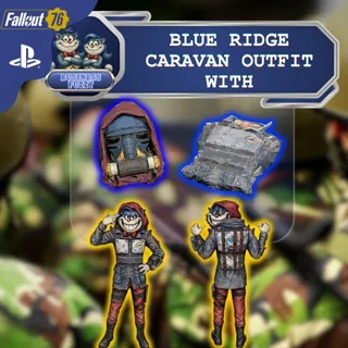 🎭 Blue Ridge Caravan Outfit With Mask 👖👔