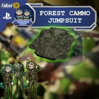🪖 🎖️ FOREST CAMMO JUMPSUIT ☢️ ⭐ 