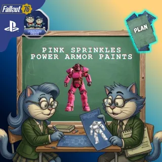 📝 PLAN: Pink Sprinkles Power Armor Paint Plan  💪 🩷 