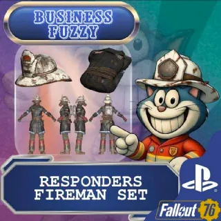 ⛑️ 🚒 Responders Fireman Set