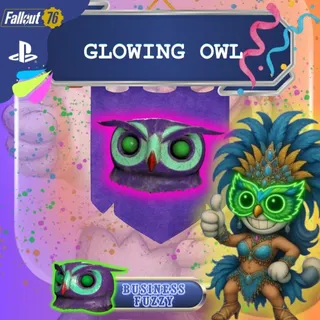 🎭 🎊 GLOWING OWL  MASK🦉🪇