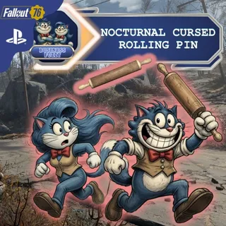 🥟 🤌 Max Level Nocturnal Cursed Rolling Pin  ‏𖦹 💛