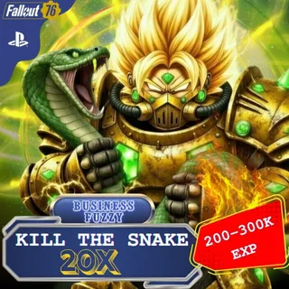 🐍 🤺 RAID SNAKE BOSS 20x 200-300k EXP