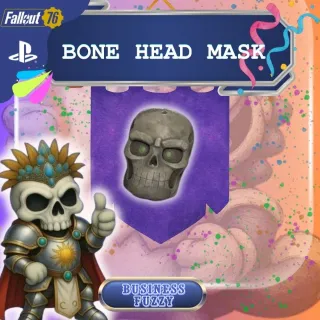 🎭 🎊 BONE HEAD MASK 💀🪇