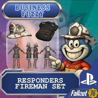 ⛑️ 🚒 Responders Fireman Set