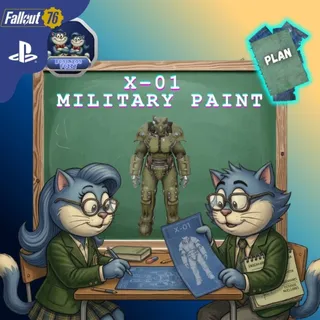 📝 ✎𓂃 PLAN: X-01 MILITARY PAINT 𓂃✍︎ 📚🎀