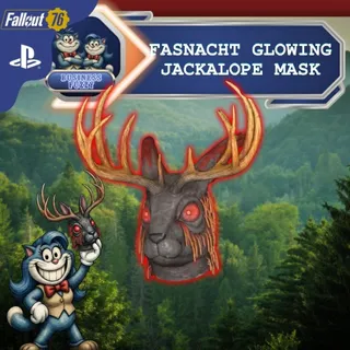 🎭 🎊 fasnacht glowing jackalope mask 🪇