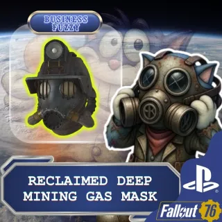🤿💨  Reclaimed deep mining gas mask ☄️ 
