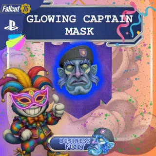 🎭 🎊 GLOWING CAPTAIN MASK 🪇