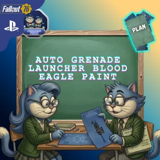 📝 PLAN:  AUTO GRENADE LAUNCHER BLOOD EAGLE PAINT  🫡 ☠️