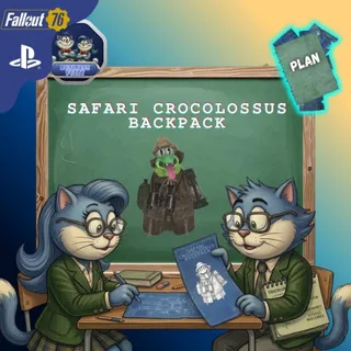 📝 PLAN: safari crocolossus backpack  🐊  🎒