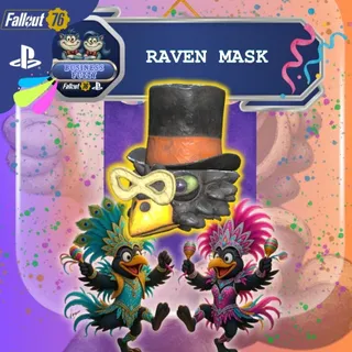 🎭 🎊 🖤  RAVEN MASK 🦅🪇