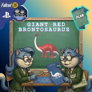 📝 Plan: GIANT RED BRONTOSAURUS  🦕