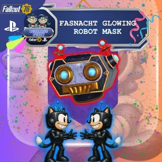 🎭 🎊 📡 🤖  GLOWING ROBOT MASK  👾 🪇