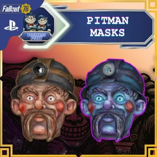 🎭 🪄 PITMAN MASKS  👷🏿