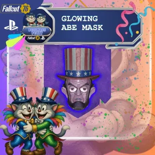 🎭 🎊 GLOWING  ABE MASK 🪇