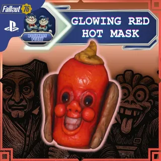 🎭 🤤 GLOWING RED HOT MASK 🌭