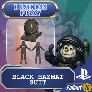 👨‍🚀 Black Hazmat Suit