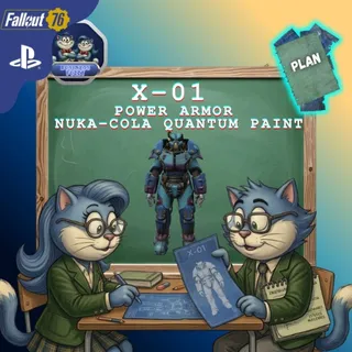 📝 ✎𓂃 PLAN: X-01 POWER ARMOR NUKA-COLA QUANTUM PAINT 𓂃✍︎ 📚🎀