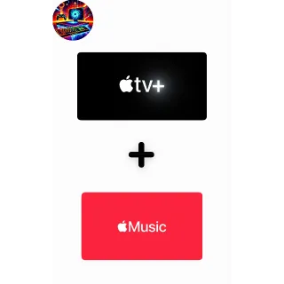 Apple Music 1-3 Months & 3 Months Apple TV+ - CODE BUNDLE 🔑