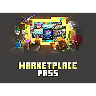 Minecraft - 1 Month Marketplace Pass Subscription - Xbox Code 🎮