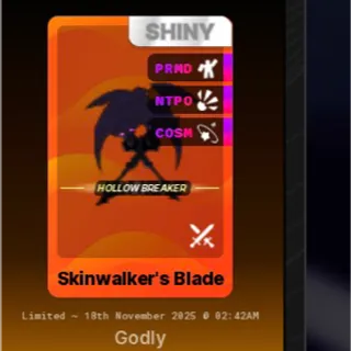 Shiny Skinwalker's Blade