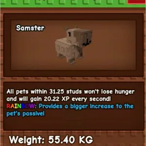 Rainbow huge capybara