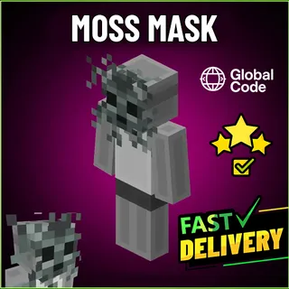 🌟 Moss Mask - Minecraft JAVA - BEDROCK EDITION 🌠 ⚡ FAST DELIVERY ⚡