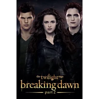 The Twilight Saga: Breaking Dawn - Part 2 iTunes instant!