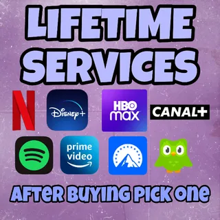 LIFETIME STREAMING ACCOUNT | NEVER EXPIRING