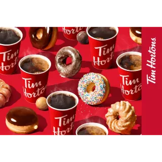 15$ Tim Horton Gift Card CANADA