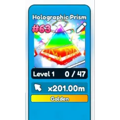 Golden Secret Holographic Prism | Tap Simulator