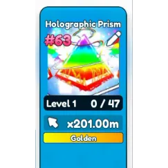 Golden Secret Holographic Prism | Tap Simulator