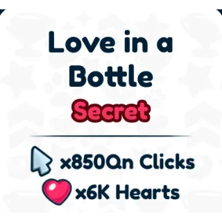 Secret Love In a Bottle | RCU