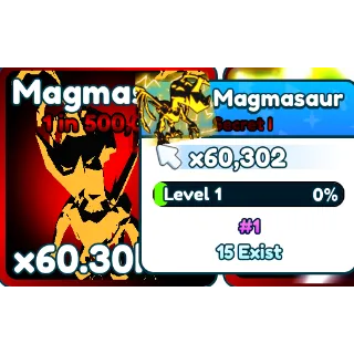 #1 Secret Magmasaur | Tap Simulator