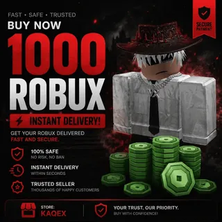 1000 Robux Via (Gamepass Gifting or Own Gamepass/Shirt)