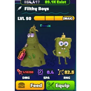 Filthy Boys (SF)(LV50) - Spongebob Tower Defense