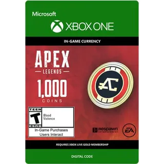 APEX Legends: 1000 Coins Xbox Series X|S, Xbox One [Digital Code]
